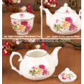 Chinese Traditional Style Tea pot porcelain tea / coffee cup saucer